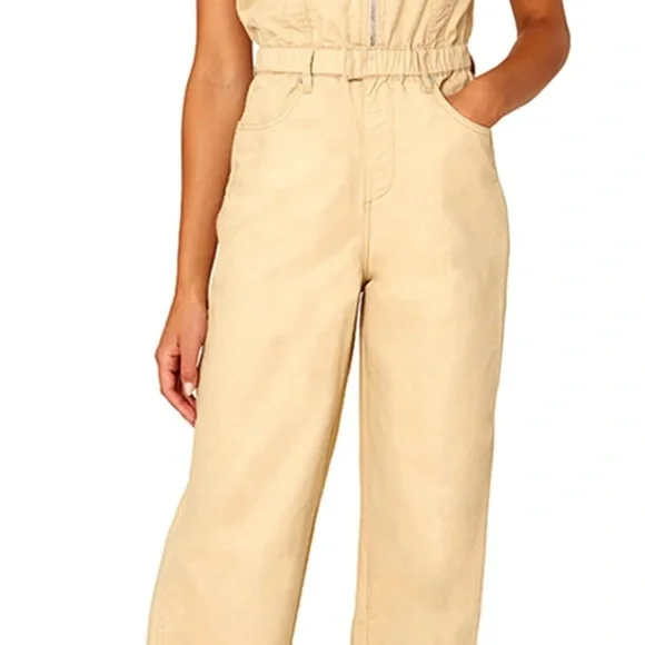 WeWoreWhat Tan Jumpsuit - Picture 7 of 14